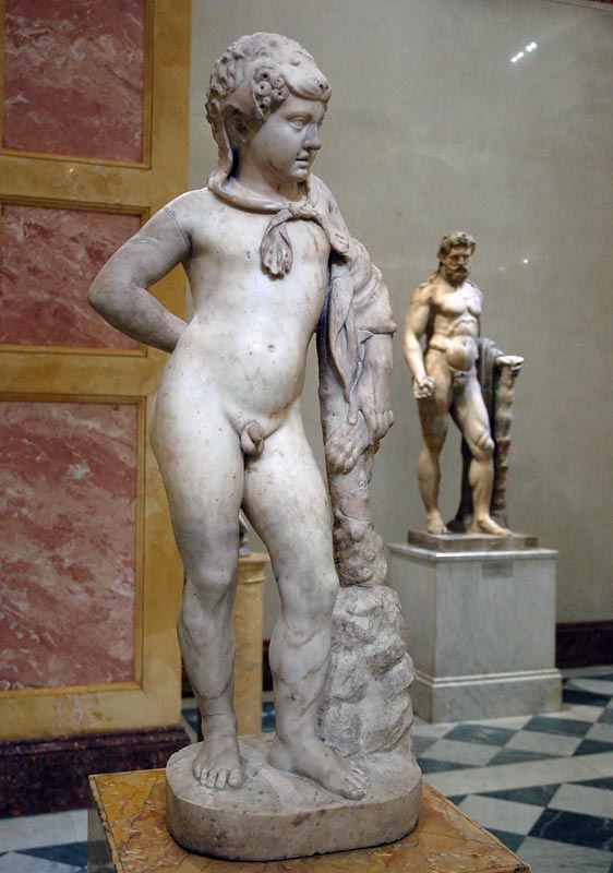Геракл-мальчик. Статуя.